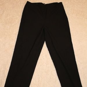 Talbots Straight Leg Black Dress Pants